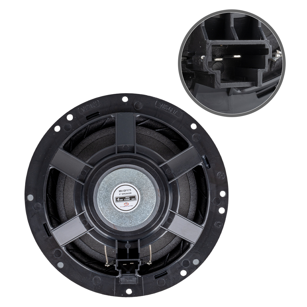 16 CM 4 OHM MAX 120 WATT TEKLİ OTO HOPARLÖR KAPAKLI (CITROEN-PEUGEOT) (5271)