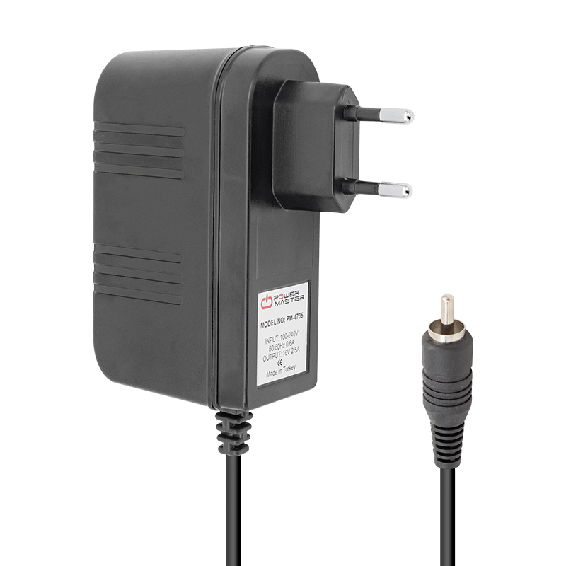 16 VOLT - 2.5 AMPER PRİZ TİPİ TOS FİŞLİ RCA SANTRAL ADAPTÖRÜ (5271)