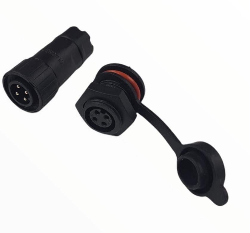 16MM SU GEÇİRMEZ KONNEKTOR ŞASE SEYYAR TAKIM 4P (IC-266M) (5271)