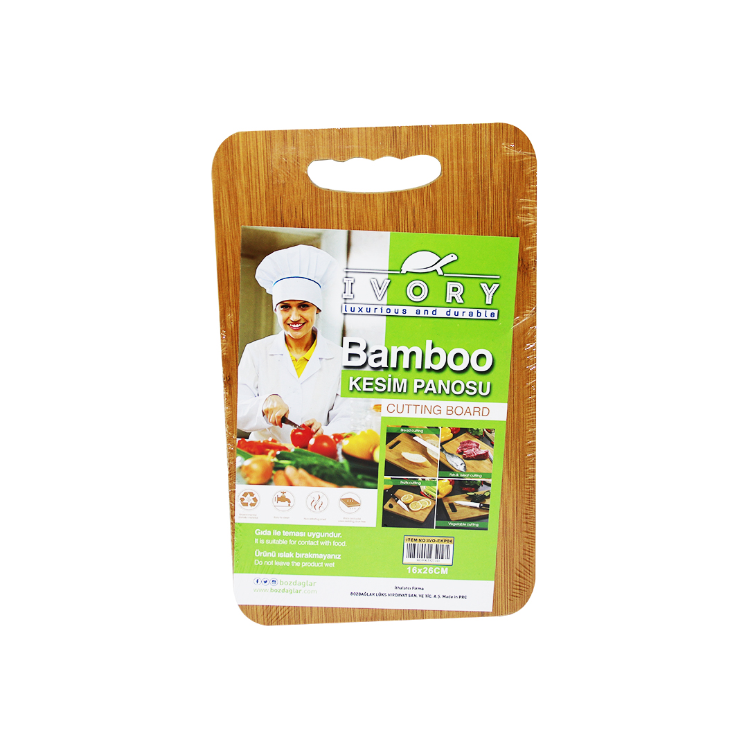16X26CM BAMBOO AHŞAP BAMBU KESİM PANOSU (5271)