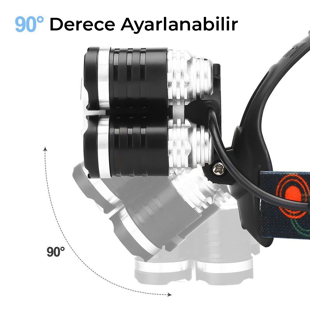 18+3 POWER LEDLİ SU GEÇİRMEZ ŞARJLI KAFA FENERİ (5271) 18+3 POWER LEDLİ SU GEÇİRMEZ ŞARJLI KAFA FENERİ (5271)