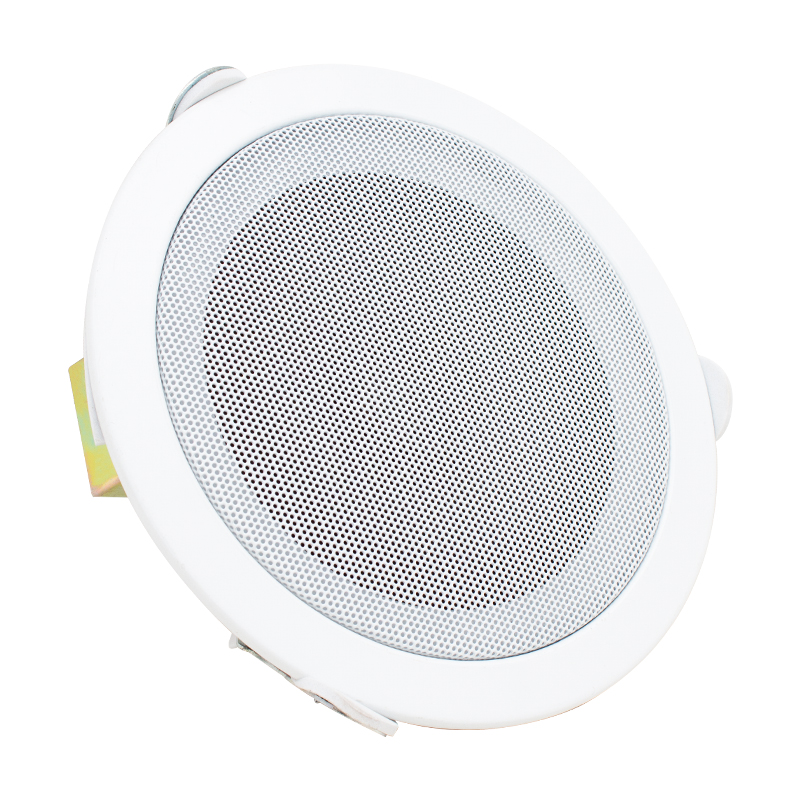 18 CM 6 WATT BEYAZ TRAFOLU METAL KASA ALÇIPAN HOPARLÖR (DELİK ÇAPI 15 CM) (5271)