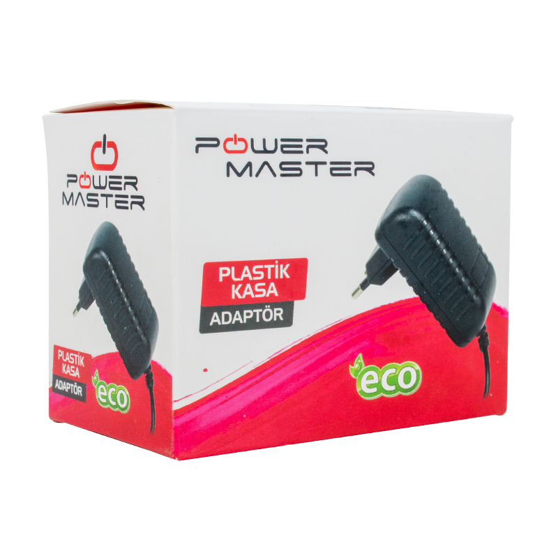 18 VOLT - 1 AMPER 3.5*1.35 UÇLU PLASTİK KASA PRİZ TİPİ ADAPTÖR (5271)