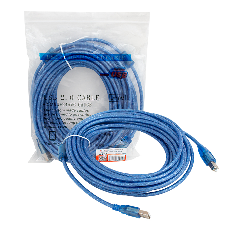 2.0 ŞEFFAF 10 METRE USB YAZICI KABLOSU (5271)
