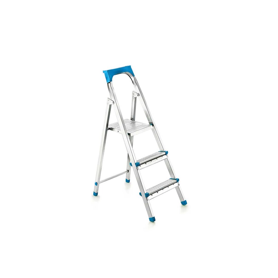 2+1BASAMAKLI METAL MERDİVEN Y: 60CM - 120KG.TAŞIMA KAPASİTESİ (5271)