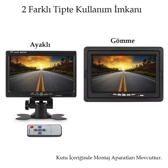 2 KANAL TETİKLEMELİ 7 DİJİTAL MONİTÖR (5271)