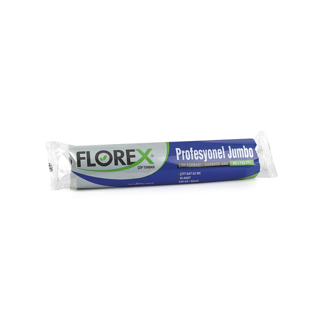 20 ADET FLOREX-515 PROFESYONEL JUMBO 10PCS 80X110CM.ÇÖP TORBA (5271)