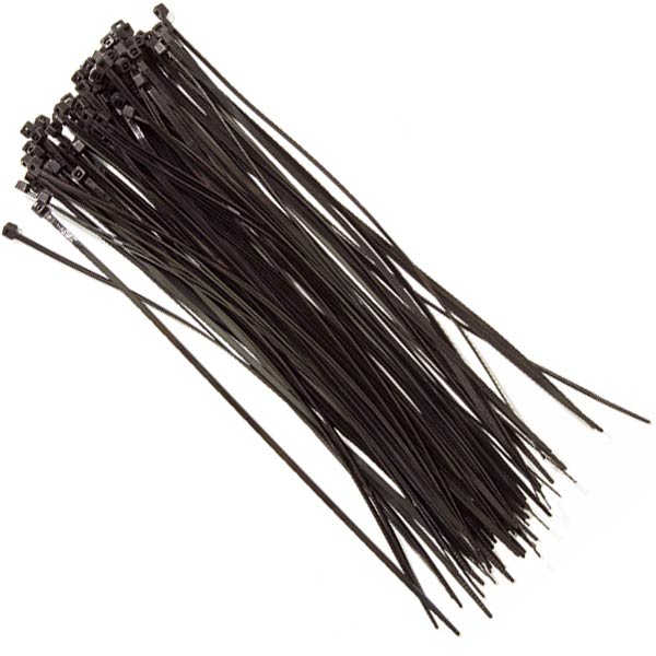 20 CM 3.6MM KABLO BAĞI SİYAH (100LÜ PAKET) (5271)