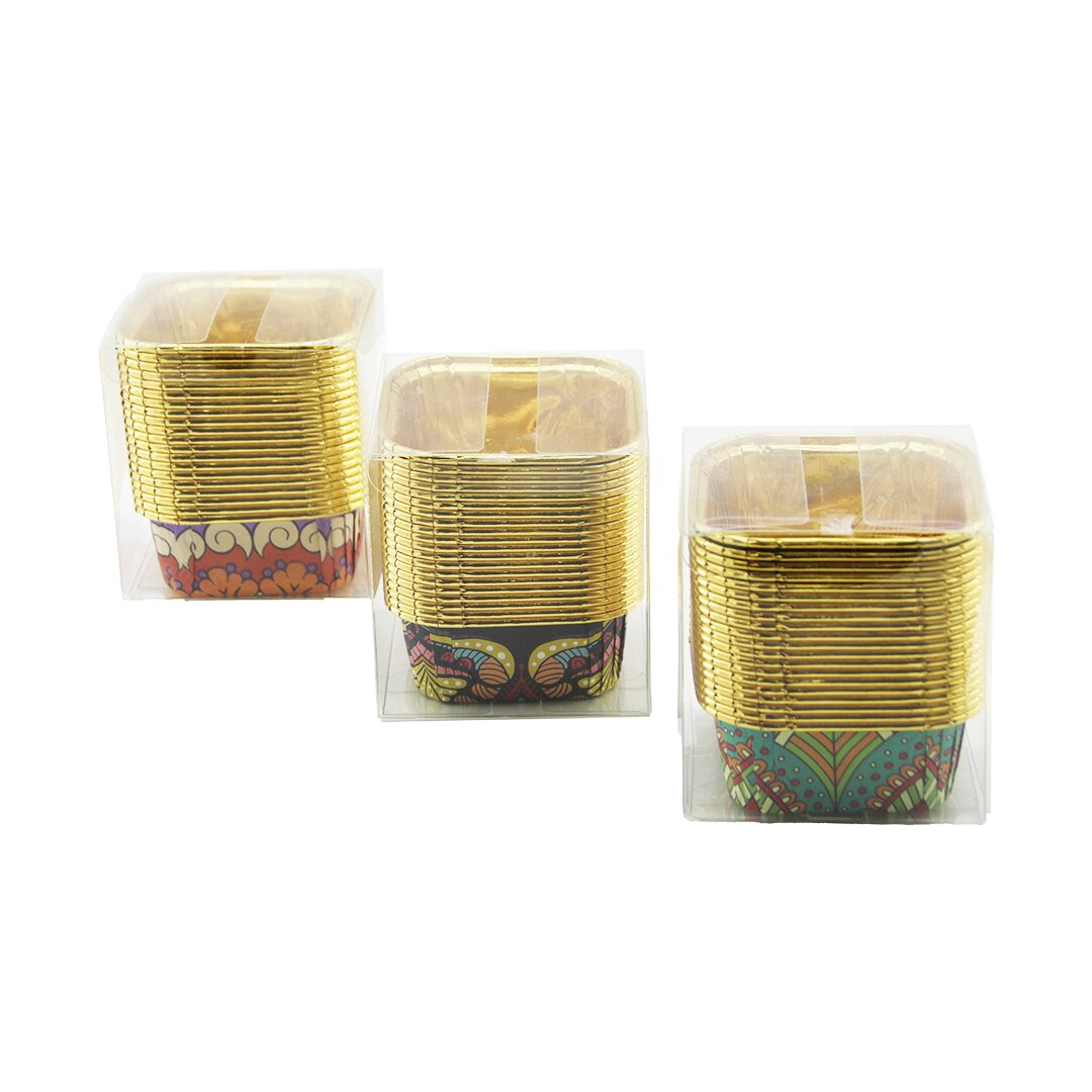 20 PCS GOLD - FOLYOLUKARE - KALIN MUFFİN KAĞIT KEK KAPSÜLÜ (5271)