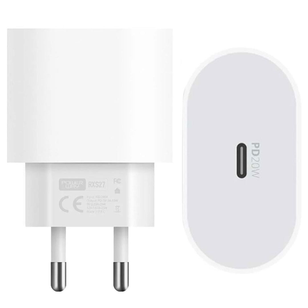 20 WATT TYPE-C ŞARJ BAŞLIK ADAPTÖRÜ + KABLO SETİ (APPLE 15 PRO-PROMAX UYUMLU) (5271)