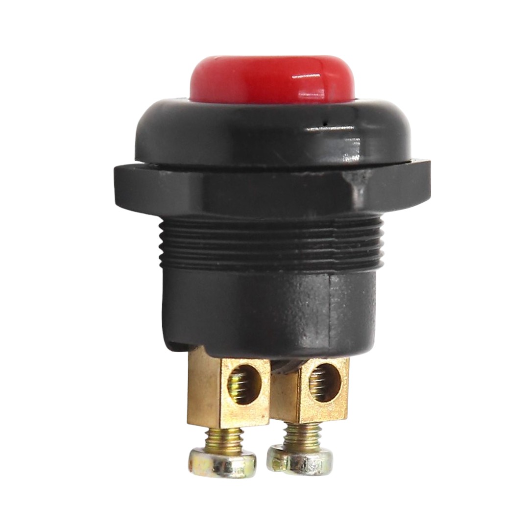 22 MM PLASTİK 2P MARŞ-KORNA BUTONU KIRMIZI (IC-180A-1) (5271)