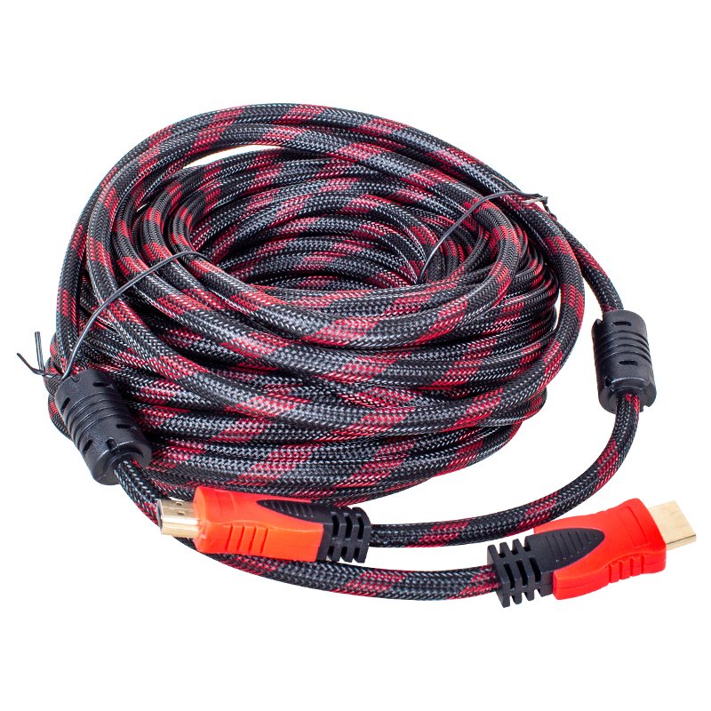 24K 1.4V 3D ALTIN UÇLU 25 METRE ÖRGÜLÜ POŞETLİ HDMI KABLO (5271)