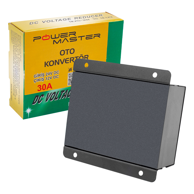 24V DC / 12V DC 30 AMPER OTO KONVERTÖR (5271) 24V DC / 12V DC 30 AMPER OTO KONVERTÖR (5271)