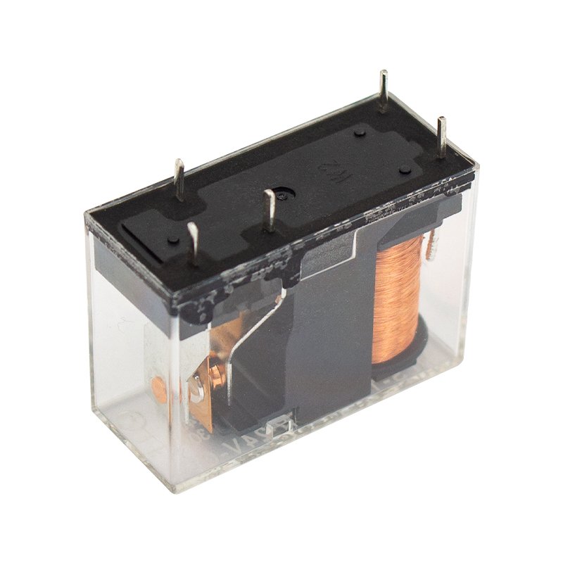 24V ROLE TEK KONTAK 5 BACAK 10 AMPER ŞEFFAF (5271)