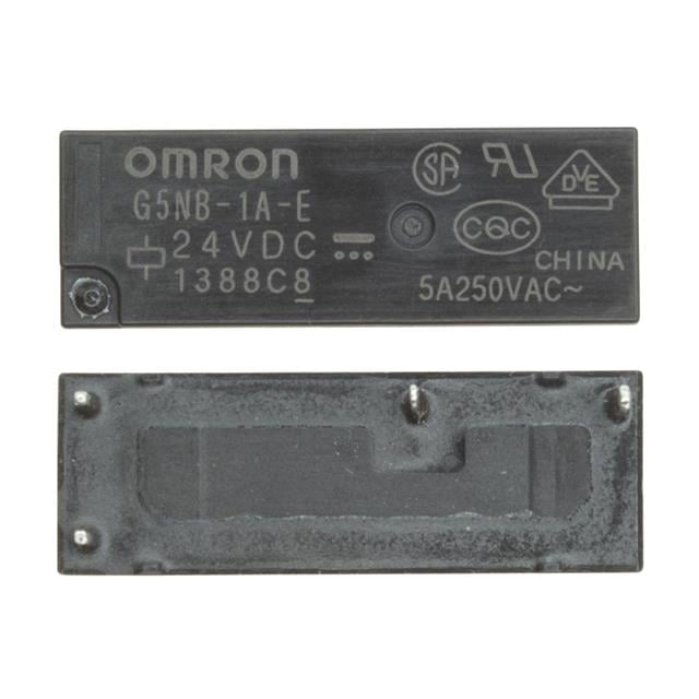 24VDC Kart Rölesi 24 Volt 4 Pin Bacak Siyah 16X4C16 (5271)