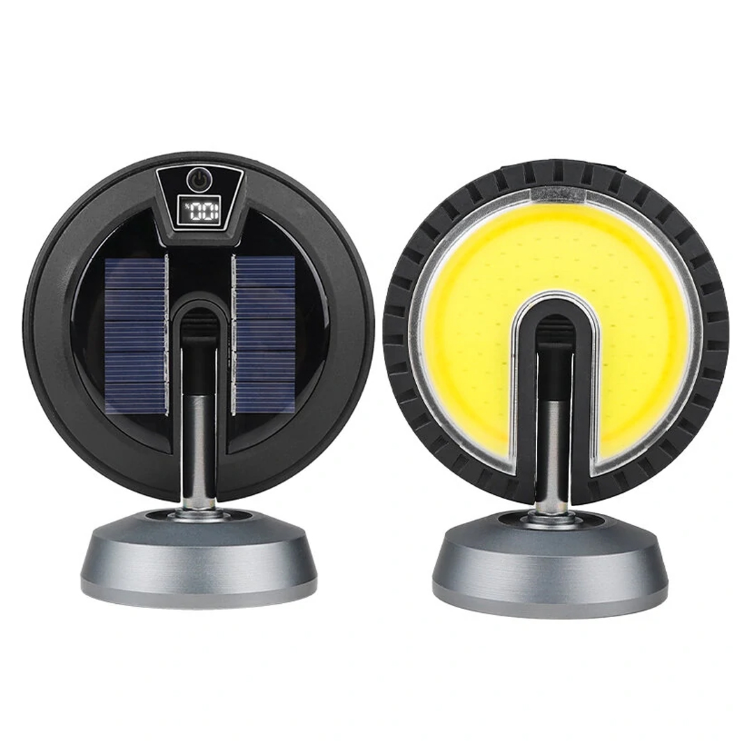 25 WATT USB - TYPE-C GİRİŞLİ COB LEDLİ TEK YÖNLÜ 180 DERECE SOLAR ÇALIŞMA LAMBASI (5271)