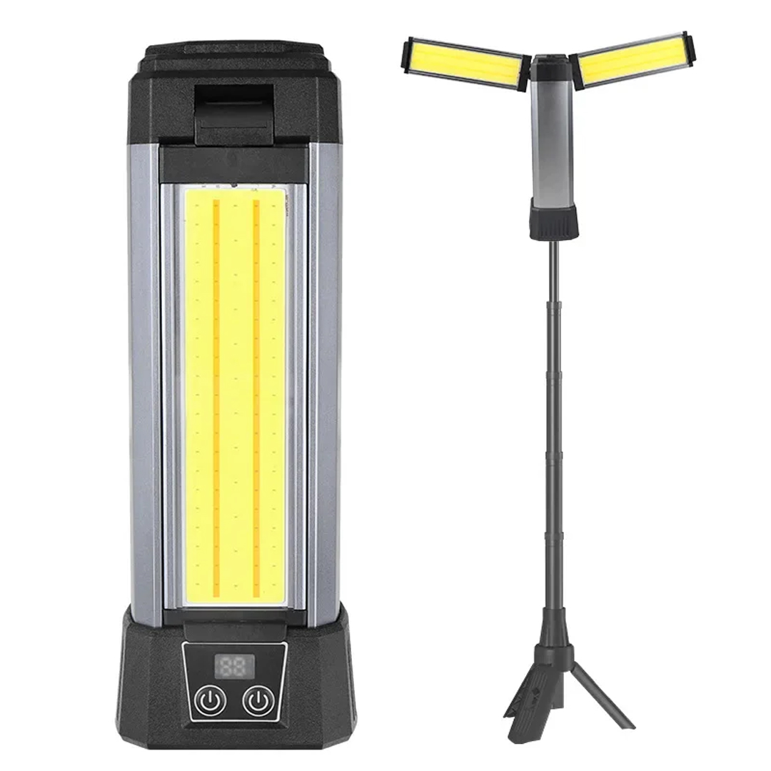 25 WATT USB - TYPE-C GİRİŞLİ P50 VE COB LEDLİ 2 KANATLI KOLLU ÇALIŞMA LAMBASI (5271)