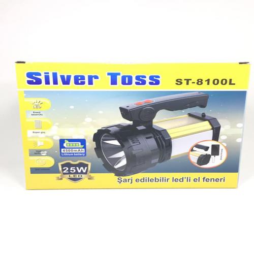 25w Şarj Edilebilir Ledli El Feneri Usb Çıkışlı (5271) 25w Şarj Edilebilir Ledli El Feneri Usb Çıkışlı (5271)