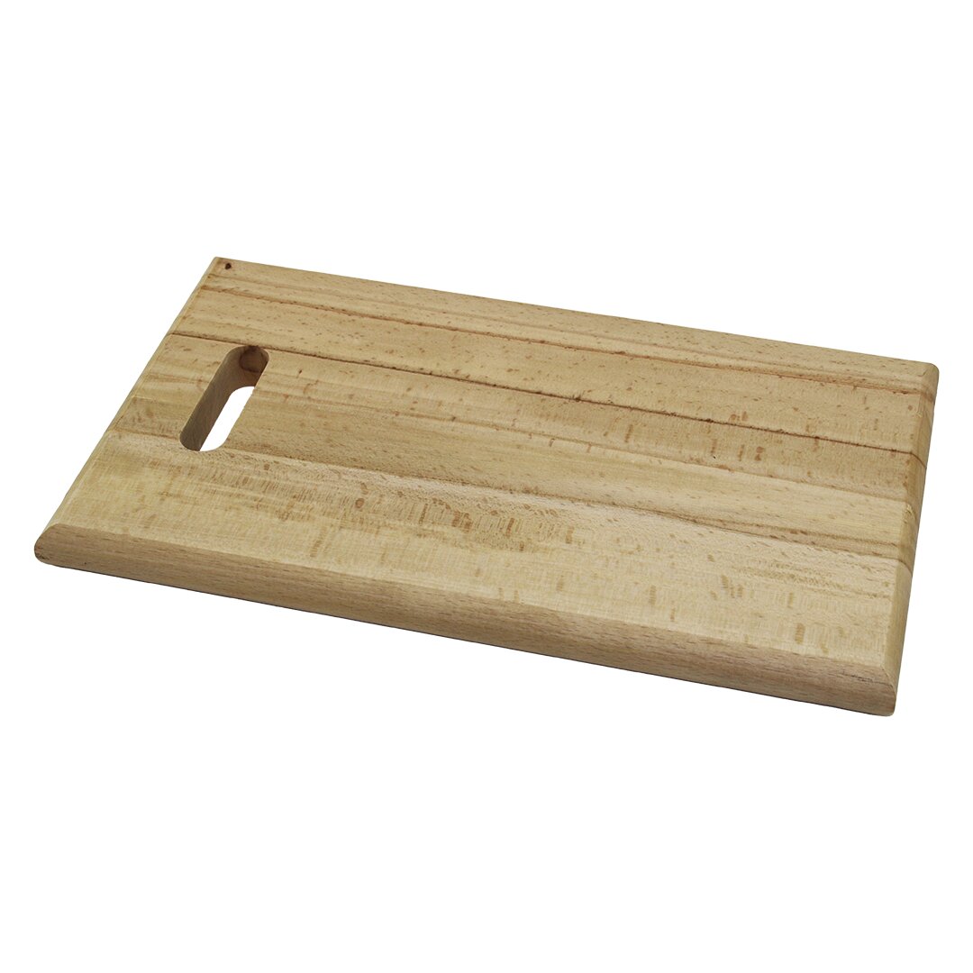 25X40CM   KALIN=2.5CM  AHŞAP KESİM PANOSU - ET TAHTASI  EL GEÇMELİ KULP (5271)