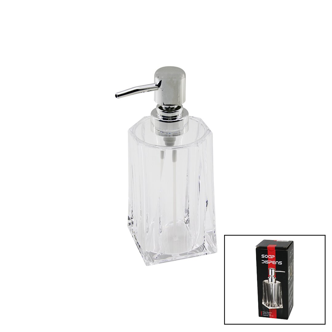 280ML - UZUN   ŞEFFAF - MİKA KRİSTAL  SIVI SABUNLUK (5271)