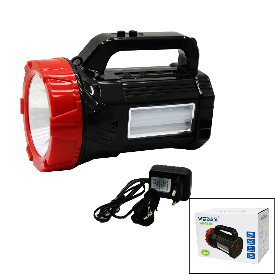 2İN1 = 1LED - 16SMD EL FENERİ - PROJEKTÖR FİŞ ŞARJLI TELEFON - AMPUL ÇIKIŞLI POWERBANK (5271)