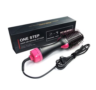 2İN1 ONE STEP KURUTMALI SAÇ DÜZLEŞTİRİCİ - ELEKTRİKLİ FÖN TARAK 1200W (5271)