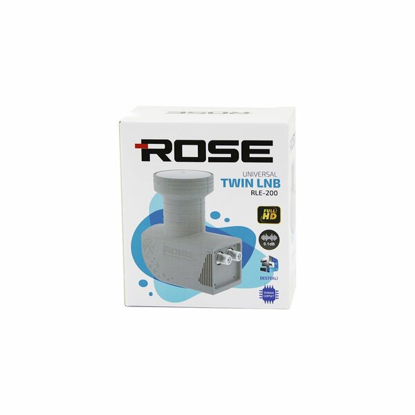 2Lİ UYDU LNB UNIVERSAL TWIN FULL HD - 3D - 0.1dB RLE-200 (5271)
