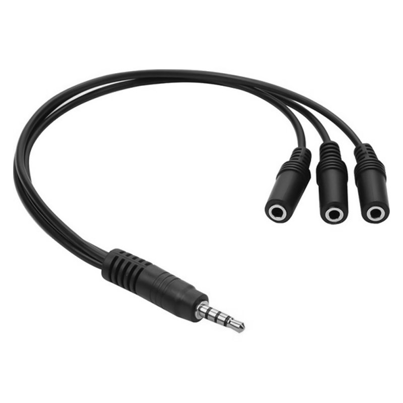 3.5 M STEREO ERKEK 3 BOĞUM /3 X 3.5MM STEREO DİŞİ 5+1 KABLO (5271)