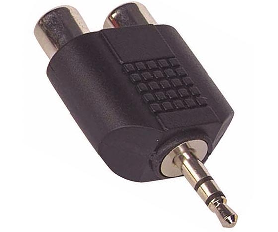 3.5 MM ST ERKEK / 2RCA DİŞİ ÇEVİRİCİ JACK (5271)