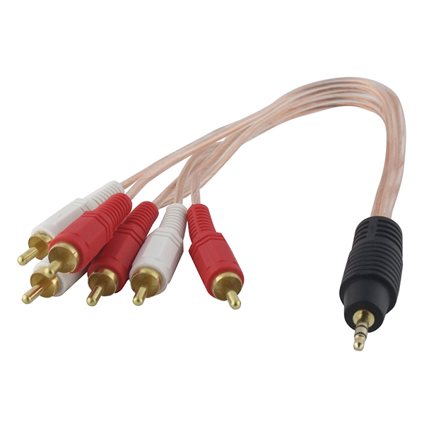 3.5 MM STEREO ERKEK / 6 RCA ERKEK 5+1 KABLO (5271)