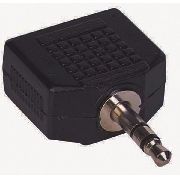 3.5 MM STEREO ERKEK / 3.5 MM 2 DİŞİ ÇEVİRİCİ JACK (ELEKTROMER) (5271)