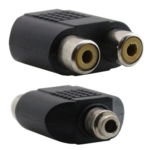 3.5 MM STEREO DİŞİ / 2 RCA DİŞİ ÇEVİRİCİ JACK (5271)