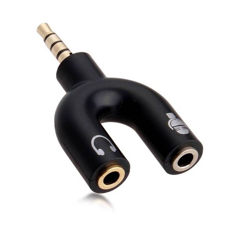 3.5 MM STEREO ERKEK KULAKLIK + HOPARLÖR DİŞİ ÇOKLAYICI JACK (5271)