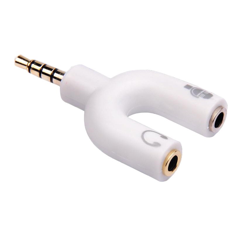 3.5 MM STEREO ERKEK KULAKLIK + HOPARLÖR DİŞİ ÇOKLAYICI JACK (5271)
