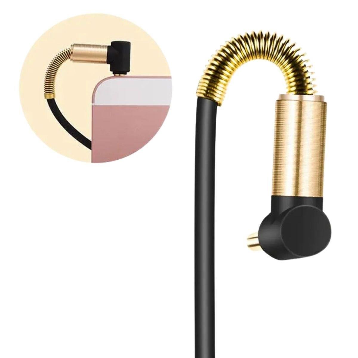 3.5mm AUX Kablosu Jak Erkek Erkek L Tipi 1 Metre Ses Aktarım Kablosu (5271) 3.5mm AUX Kablosu Jak Erkek Erkek L Tipi 1 Metre Ses Aktarım Kablosu (5271)