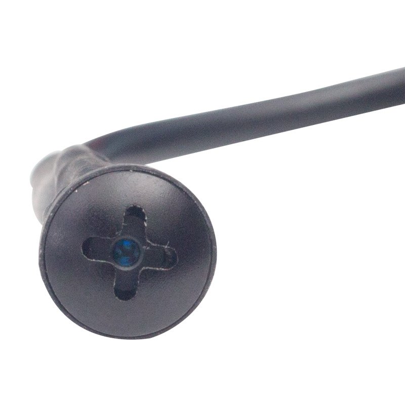 3.6MM 800 TVL 1/4 SENSOR SES ÇIKIŞLI SİYAH VİDA MODEL MİNİ KAMERA (5271)