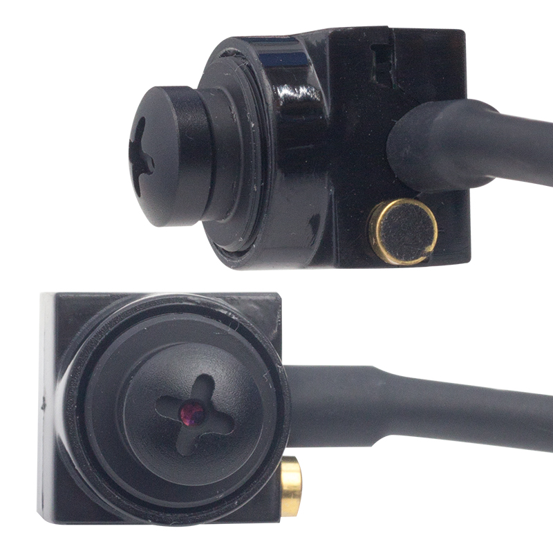 3.6MM 800 TVL 1/4 SENSOR MİKROFONLU SİYAH VİDA MODEL MİNİ KAMERA (5271)