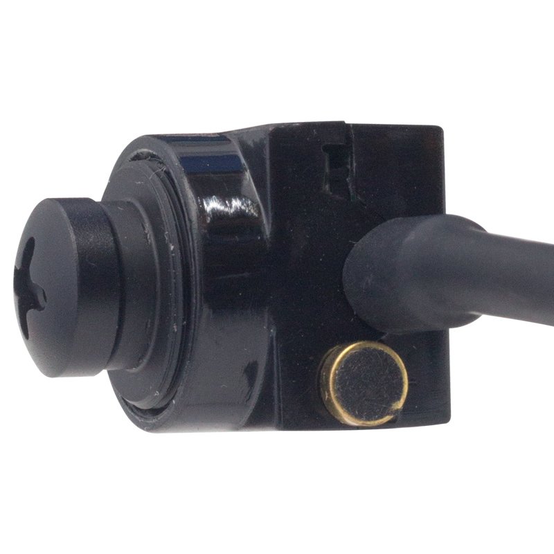 3.6MM 800 TVL 1/4 SENSOR MİKROFONLU SİYAH VİDA MODEL MİNİ KAMERA (5271)