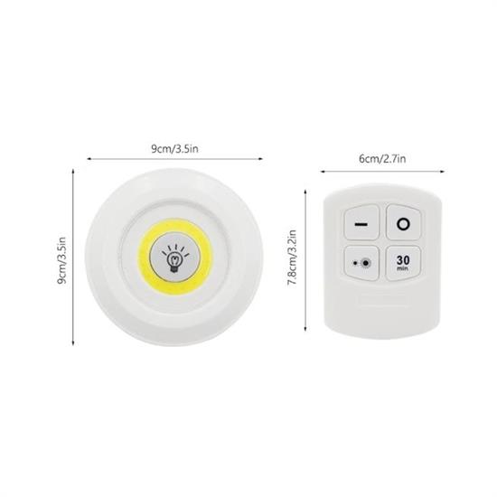 3'lü Uzaktan Kumandalı Pilli Yapışkanlı Kablosuz Led Spot Lambalar (5271) 3'lü Uzaktan Kumandalı Pilli Yapışkanlı Kablosuz Led Spot Lambalar (5271)