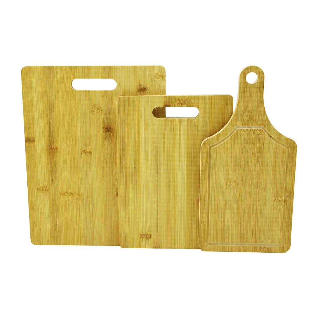 3 BOY SET AHŞAP BAMBU KESİM PANOSU 16X22 - 20X28 - 25X33CM (5271)