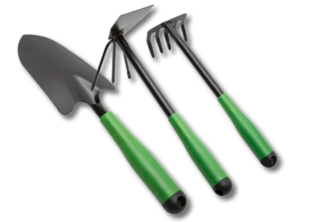3 Parça Bahçe Seti - Çapa Tırmık Kazma Set (5271)