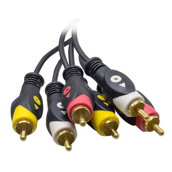 3 RCA + 3 RCA 3 METRE KABLO 1.KALİTE (5271)