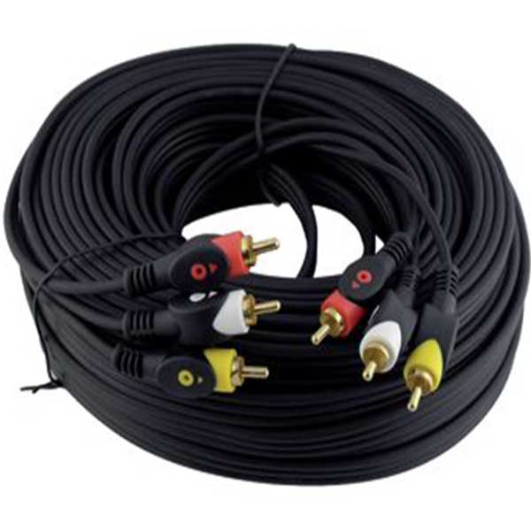 3 RCA + 3 RCA 1.KALİTE 20 METRE KABLO (5271)