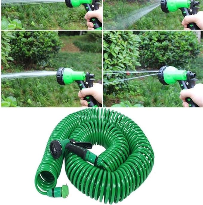 30 Metre Spiral Hortum + 4 Fonksiyonlu Özel Sulama Tabancası (5271) 30 Metre Spiral Hortum + 4 Fonksiyonlu Özel Sulama Tabancası (5271)