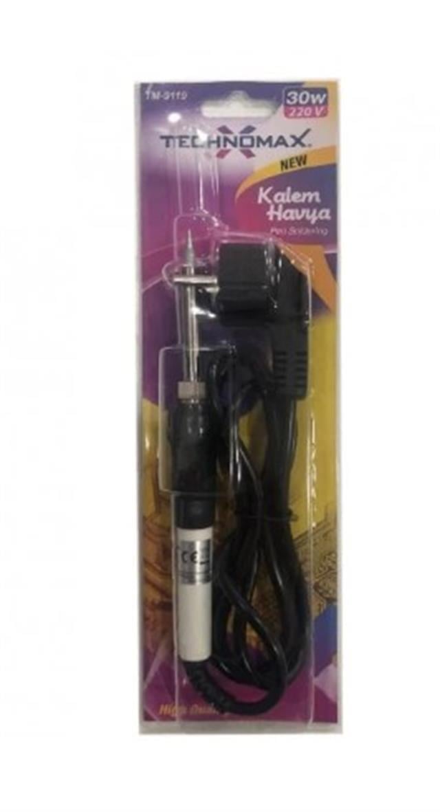 30 Watt Kalem Havya Lehim Makinesi AC220V 120cm Kablolu TM-9119 (5271)