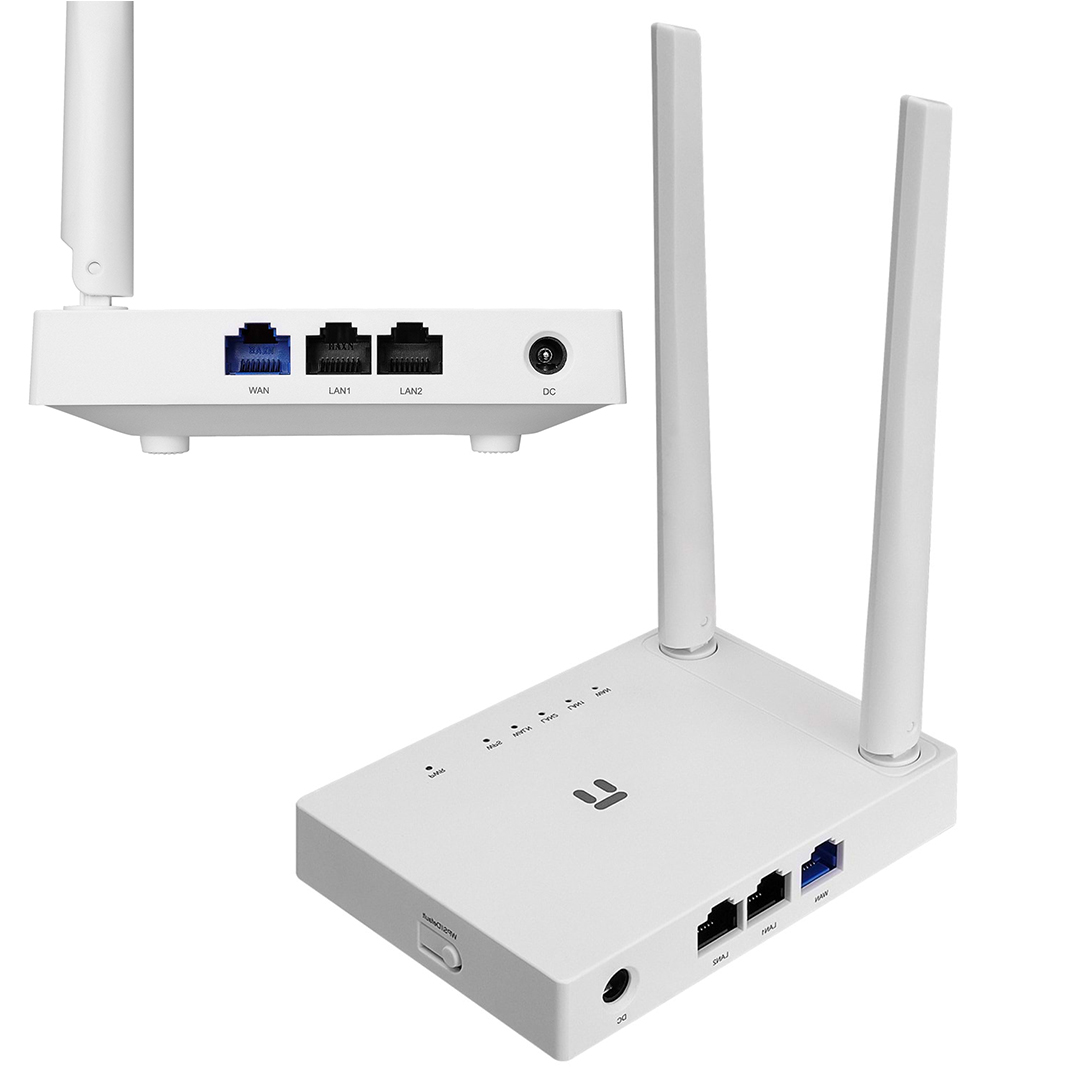 300MBPS 2.4GHZ 1*WAN+2*LAN 2*5DBI ANTEN AP+REPEATER+WISP SMART KABLOSUZ ROUTER (5271)