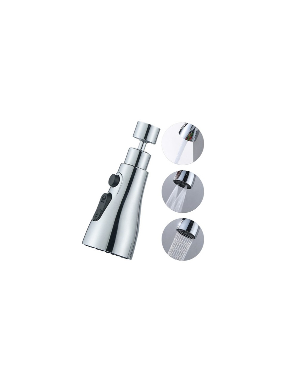 360 DERECE DÖNEBİLEN- 3 MOD KROM YAĞMUR PÜSKÜRTME BORULU KUBAR MUSLUK UCU (5271) 360 DERECE DÖNEBİLEN- 3 MOD KROM YAĞMUR PÜSKÜRTME BORULU KUBAR MUSLUK UCU (5271)
