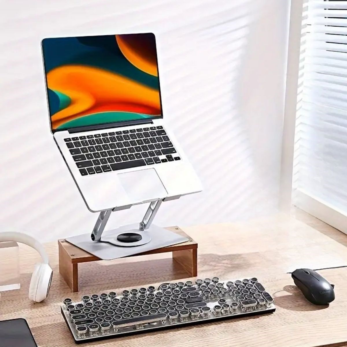 360 Derece Dönebilen Hava Aldıran Laptop Standı (5271)
