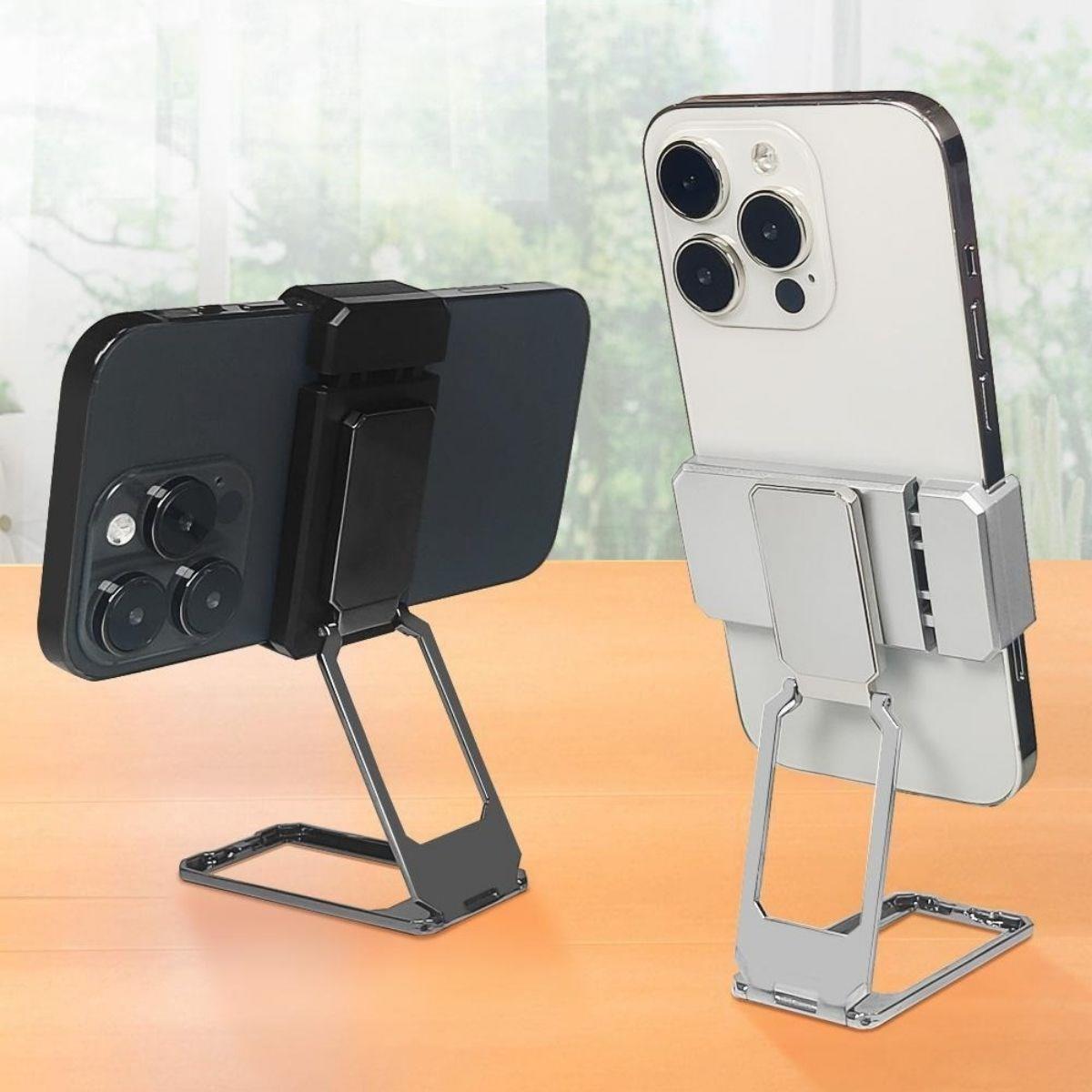 360 derece Dönen Tüm Telefon Tipleri İle Uyumlu Metal Telefon Standı Braket (5271)