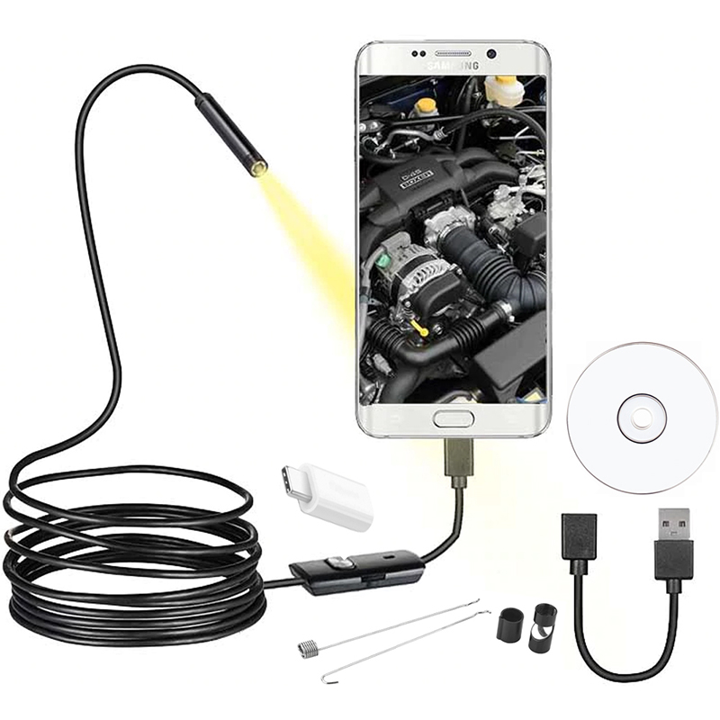3IN1 MICRO USB+TYPE-C+USB A) ANDROID UYUMLU 8 MM IŞIKLI 5 METRE ENDOSKOP YILAN KAMERA (5271) 3IN1 MICRO USB+TYPE-C+USB A) ANDROID UYUMLU 8 MM IŞIKLI 5 METRE ENDOSKOP YILAN KAMERA (5271)